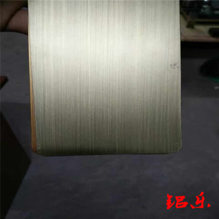 杭州专业生产拉丝铜色铝单板材料-欢迎订购