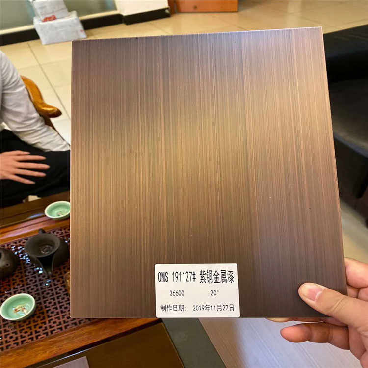 杭州专业生产拉丝铜色铝单板材料-欢迎订购
